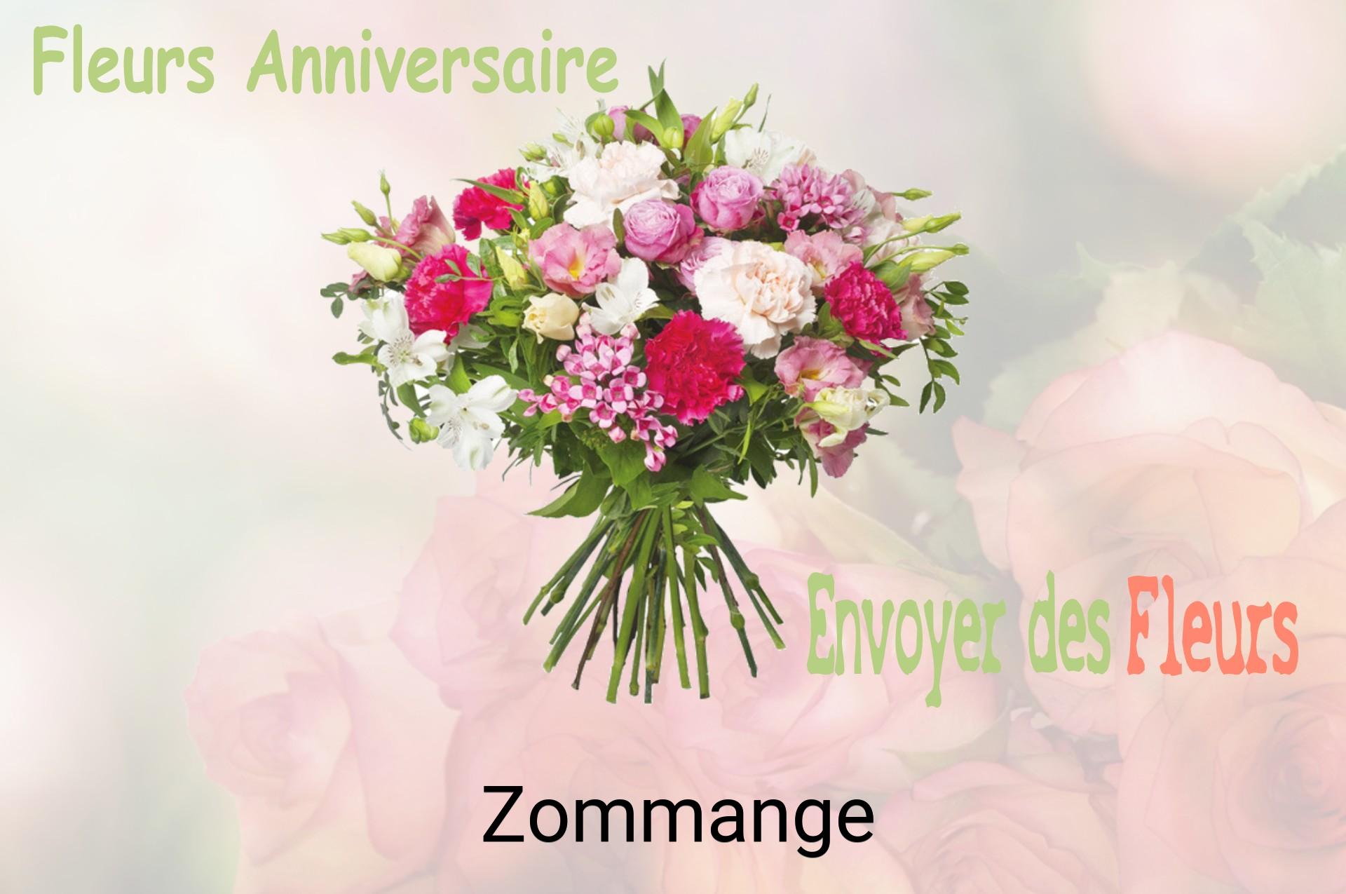Bouquet de fleurs d’anniversaire livré à Zommange