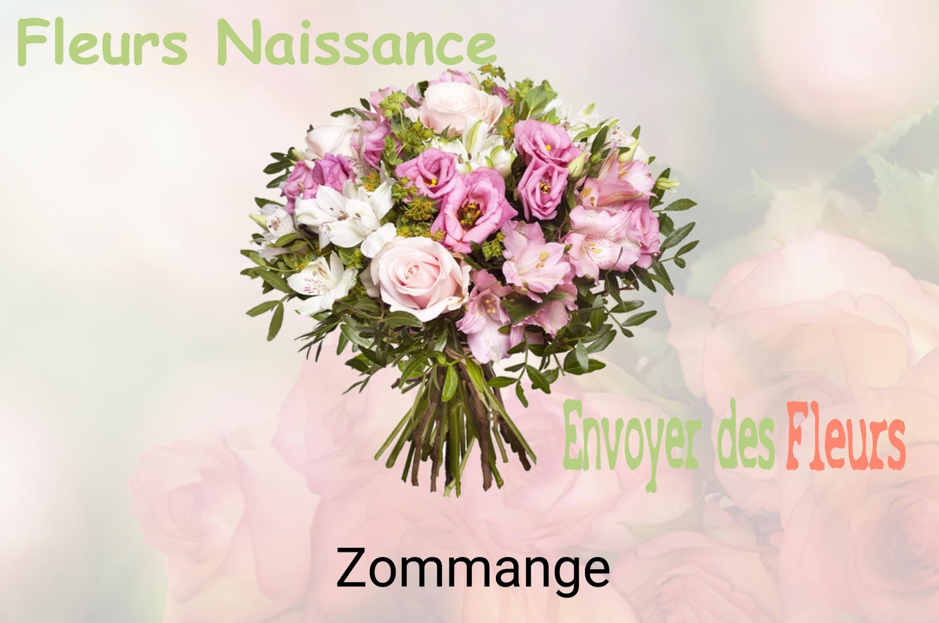 Bouquet de fleurs de naissance livré à Zommange